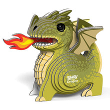 Load image into Gallery viewer, Eugy Dragon - Green - 3D Model Kit