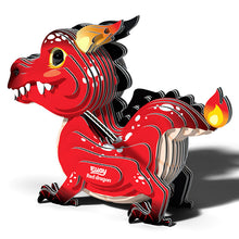 Load image into Gallery viewer, Eugy Dragon - Red - 3D Model Kit