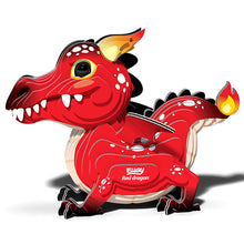 Load image into Gallery viewer, Eugy Dragon - Red - 3D Model Kit