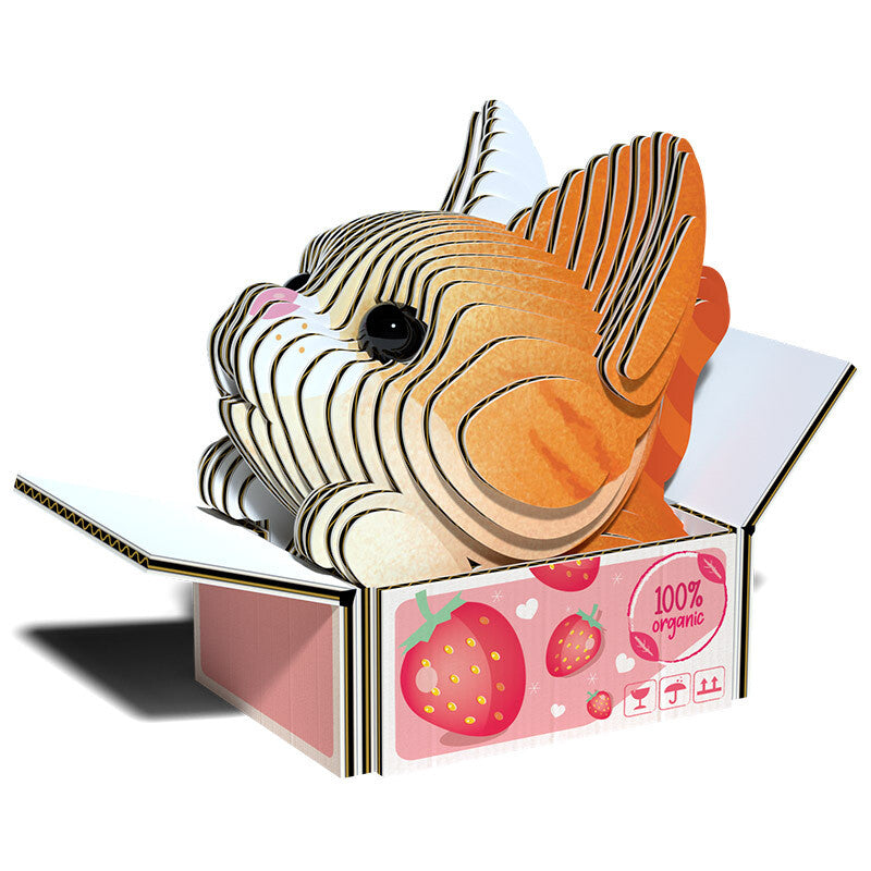 Eugy Cat - Pumpkin - 3D Model Kit