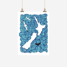 Load image into Gallery viewer, Ali Davies Tea Towel - Earth Sea Sky