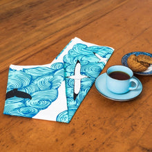 Load image into Gallery viewer, Ali Davies Tea Towel - Earth Sea Sky