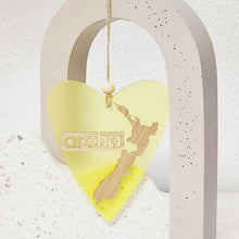Load image into Gallery viewer, Hanging Ornament - Aroha NZ Heart 7