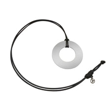 Load image into Gallery viewer, Circular Circle Leather Necklace