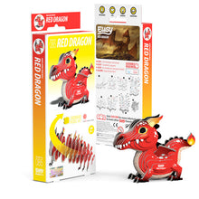 Load image into Gallery viewer, Eugy Dragon - Red - 3D Model Kit