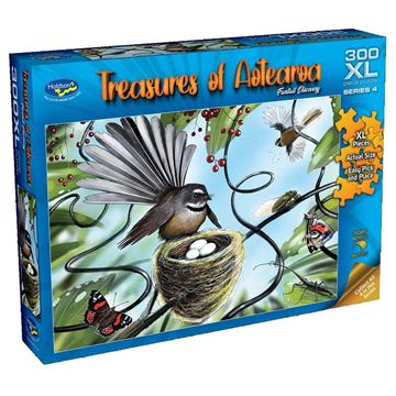 Fantail Discovery Jigsaw Puzzle - Treasures of Aotearoa - 300 pieces
