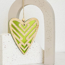 Load image into Gallery viewer, Hanging Ornament - Heart 5 Koru