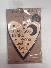 Load image into Gallery viewer, Hanging Ornament - Love You to the Moon - Satin Acrylic