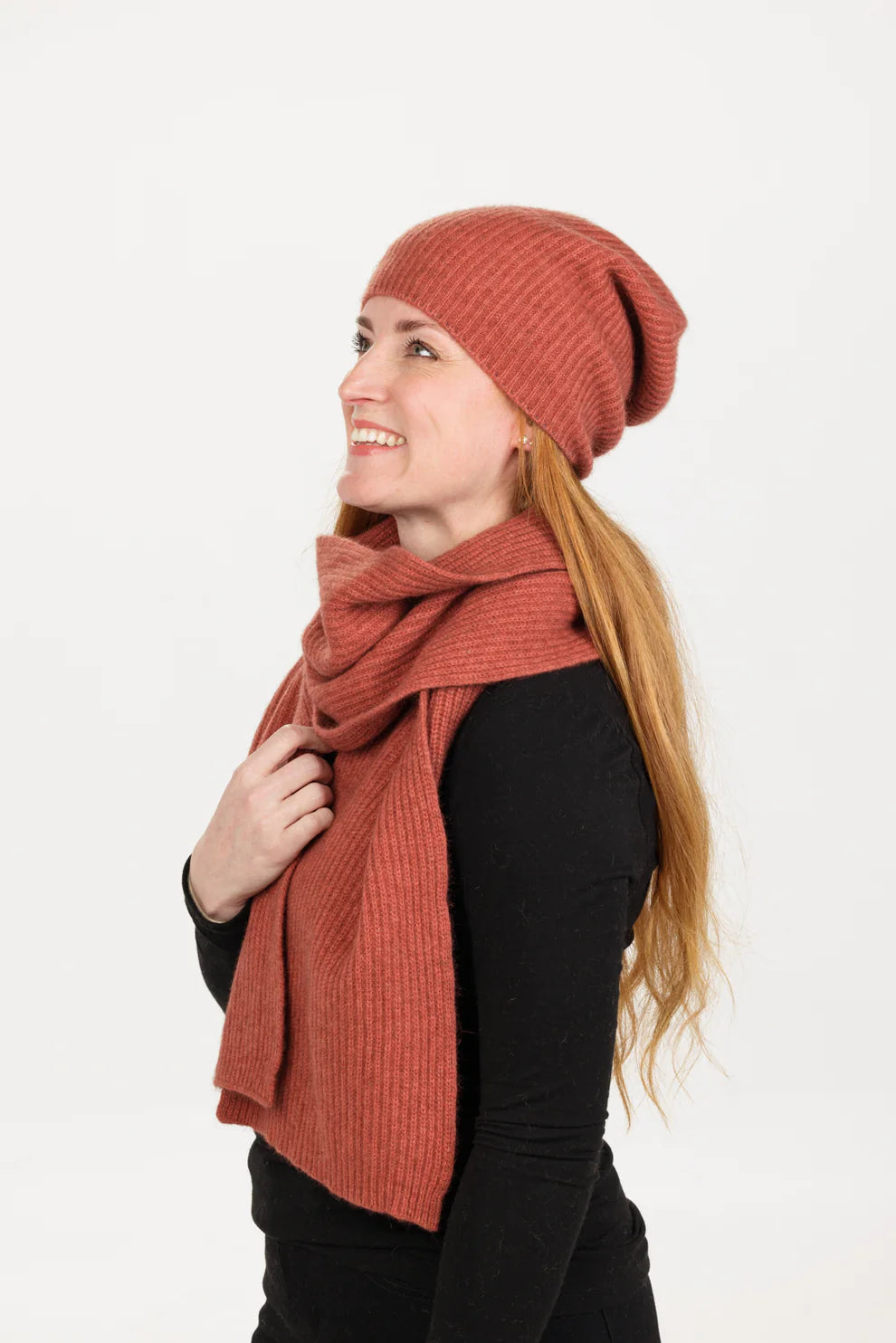 Slouch Scarf by Native World - Rosewood