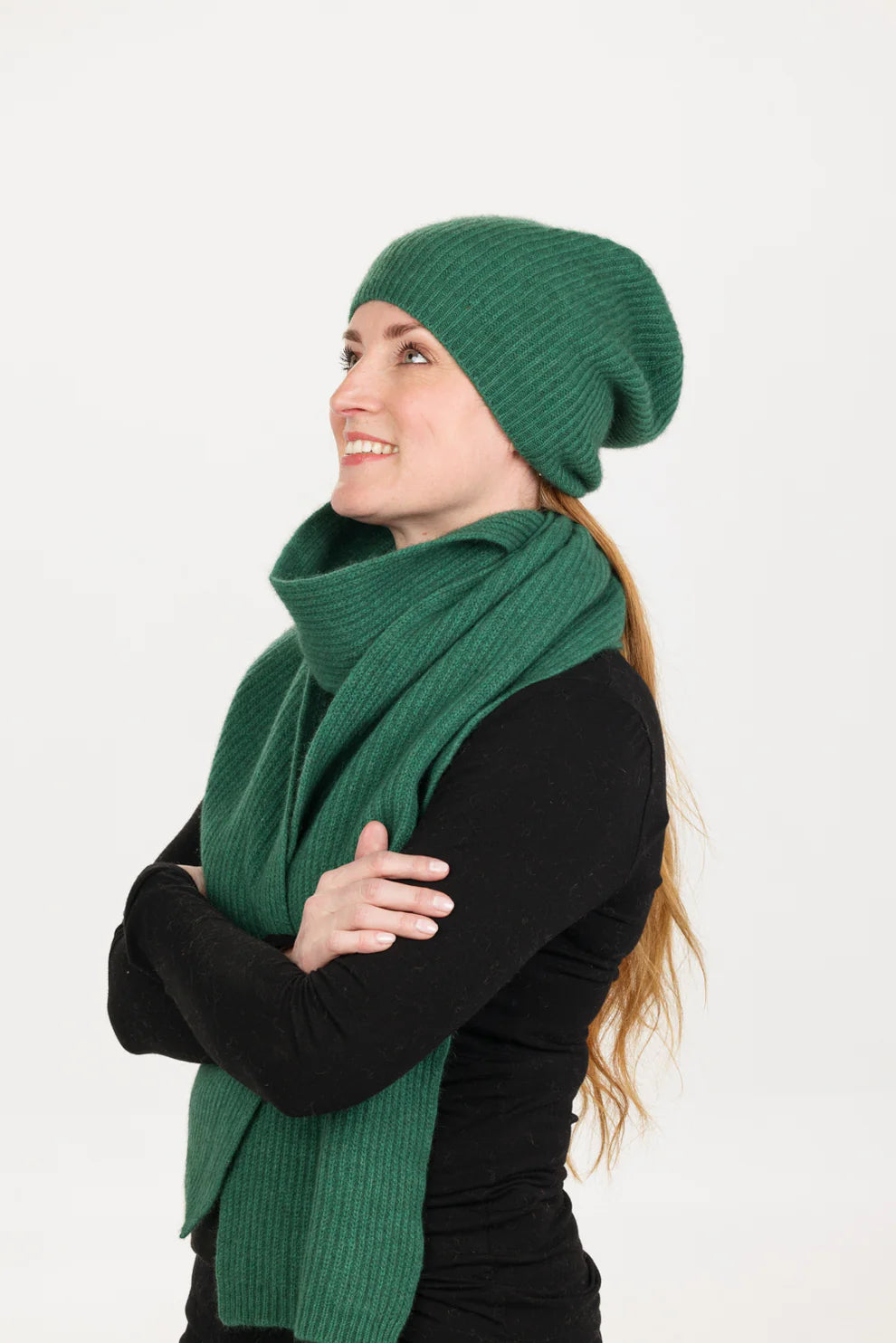 Slouch Scarf by Native World - Deep Sage