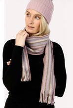 Load image into Gallery viewer, Multi Stripe Scarf Available in 4 Styles Native World