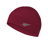 Load image into Gallery viewer, Merino Beanie with Silver Fern Design