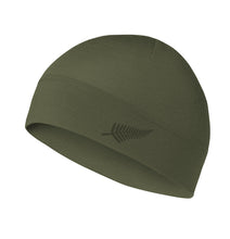 Load image into Gallery viewer, Merino Beanie with Silver Fern Design