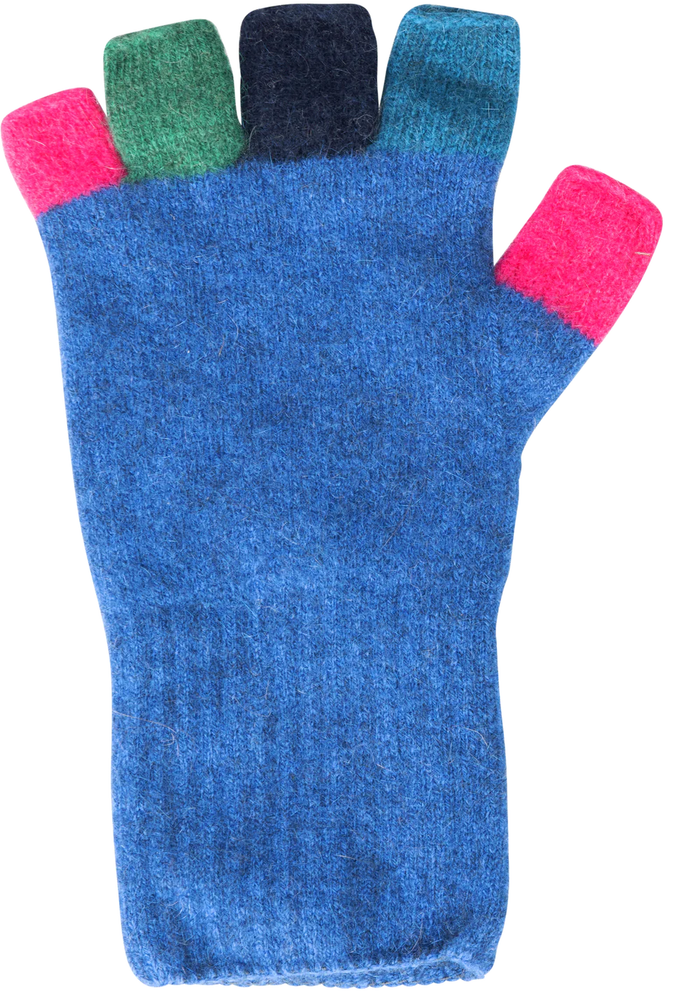 Multi Coloured Cornflower Fingerless Gloves - Native World