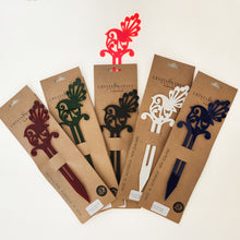 Load image into Gallery viewer, Acrylic Plant Stake by Crystal Ashley - Koru Piwakawaka / Fantail