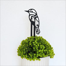 Load image into Gallery viewer, Acrylic Plant Stake by Crystal Ashley - Koru Kotare / Kingfisher