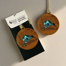 Load image into Gallery viewer, Rimu - Paua Decoration