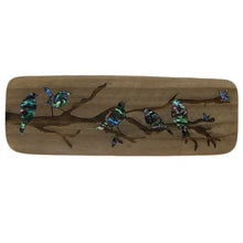 Load image into Gallery viewer, Paua &amp; Recycled Wood Wall Art
