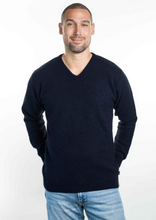Load image into Gallery viewer, Men's V Neck Jumper - Koru Knitwear - available in 3 colours