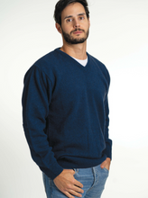 Load image into Gallery viewer, Men's V Neck Jumper - Koru Knitwear - available in 3 colours