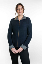 Load image into Gallery viewer, Two Tone Jacket by Koru Knitwear - available in 9 Colours