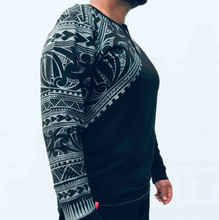 Load image into Gallery viewer, Mens Maori Long Sleeve T Shirt - Kia Kaha - to be discontinued