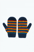 Load image into Gallery viewer, Kid's Striped Mittens - Available In 2 Colours