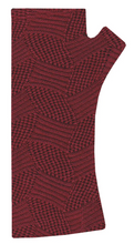 Load image into Gallery viewer, Crown & Feathers Textured Merino Wool Fingerless Gloves - Various colours