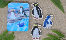 Load image into Gallery viewer, Ornament Cross Stitch Kit Set (3 in a tin)