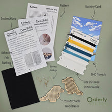 Load image into Gallery viewer, Cross Stitching Earring Kit