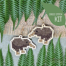 Load image into Gallery viewer, Cross Stitching Earring Kit