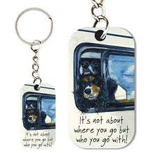 Load image into Gallery viewer, The Little Dog Laughed Keyring