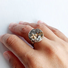 Load image into Gallery viewer, SP timepiece ring with bee