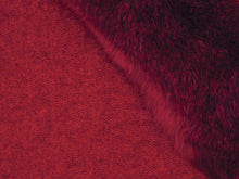 Load image into Gallery viewer, Fur Trim Zip Poncho by Koru Knitwear
