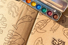 Load image into Gallery viewer, Honeysticks Watercolour Paints & Brush in Box