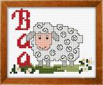 Load image into Gallery viewer, Kid&#39;s Cross Stitch Kit - Sheep
