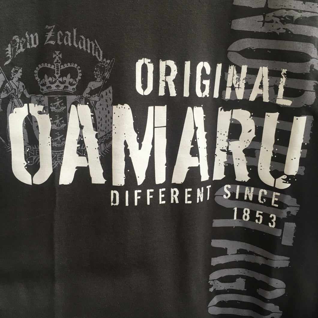Original Oamaru Cotton Tee Shirt - Close up