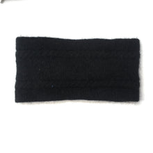 Load image into Gallery viewer, possum merino black coloured headband