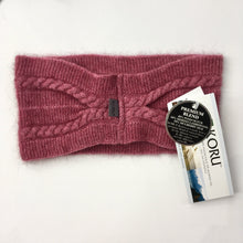 Load image into Gallery viewer, possum merino rose coloured headband