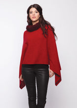 Load image into Gallery viewer, Rata Fur Trim Poncho

