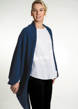 Load image into Gallery viewer, Cobalt Blue Moss Stitch Shrug by Koru Knitwear
