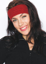 Load image into Gallery viewer, possum merino rata coloured headband on model