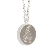 Load image into Gallery viewer, Kowhai flower silver necklace - keke silver