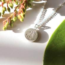 Load image into Gallery viewer, Kowhai flower silver necklace - keke silver