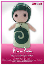 Load image into Gallery viewer, NZ Flora & Fauna Felt Kits - Koru Pixie