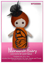 Load image into Gallery viewer, NZ Flora & Fauna Felt Kits - Monarch Fairy