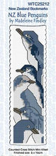 Load image into Gallery viewer, Cross Stitch Bookmark Kit - NZ Blue Penguins