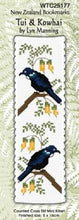 Load image into Gallery viewer, Cross Stitch Bookmark Kit - Tui & Kowhai
