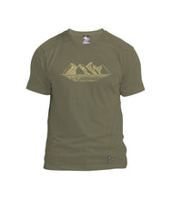 Load image into Gallery viewer, Mens merino Ice Peak Tee Shirt - short sleeve