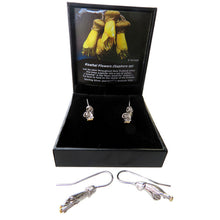 Load image into Gallery viewer, N.Z. Kowhai Earrings - Sterling Silver
